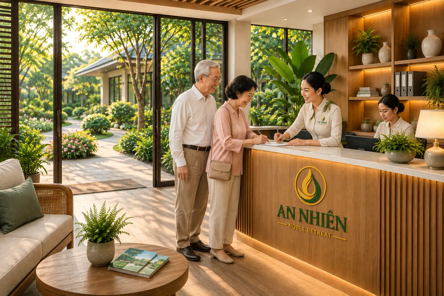 Nhà điều hành và khu vực tiếp đón tại An Nhiên