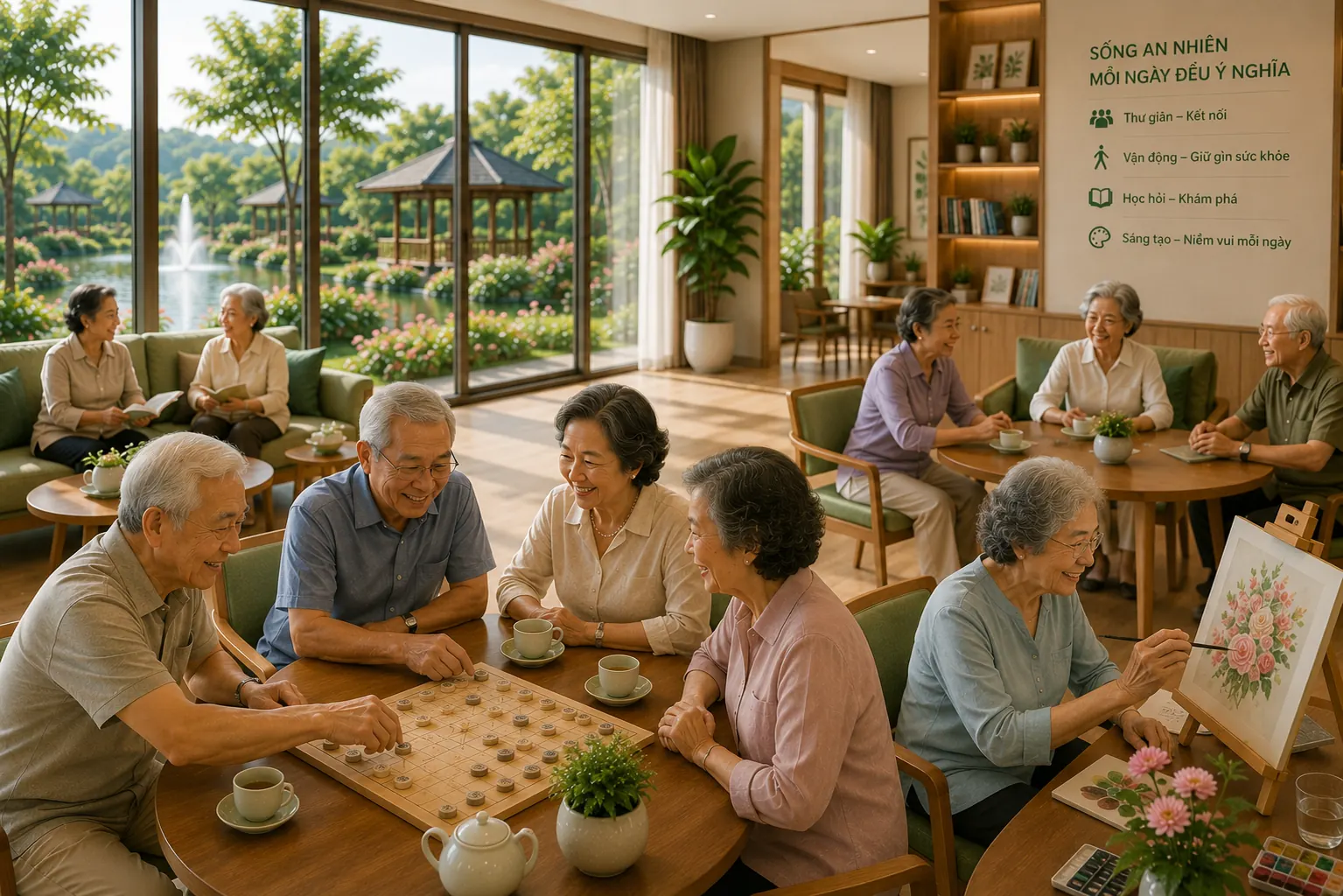 Các hoạt động mỗi ngày tại An Nhiên