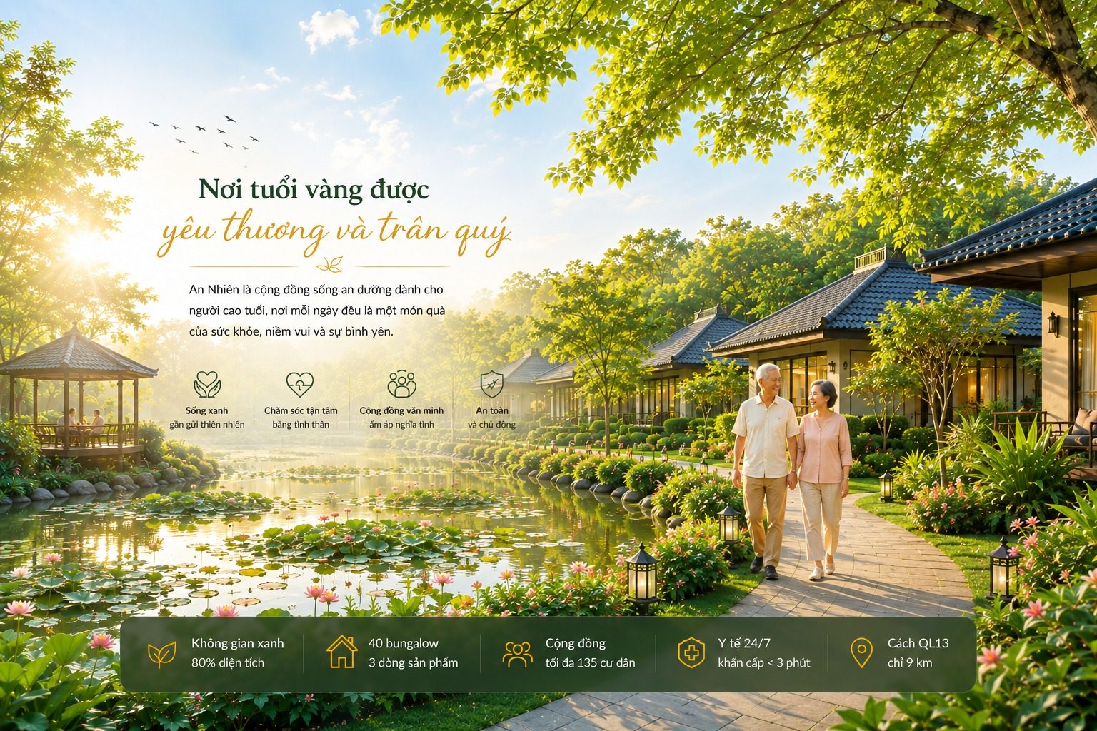 Không gian sống An Nhiên – Noble Retreat